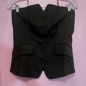 Banana Republic Black Strapless Top